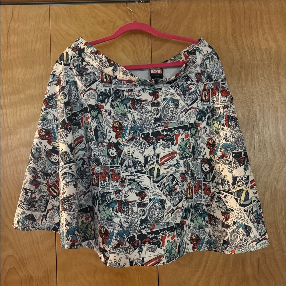 Marvel comic skirt with pockets